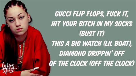 gucci flip flops bhad bhabie traduzione|gucci flip flops lyrics spanish.